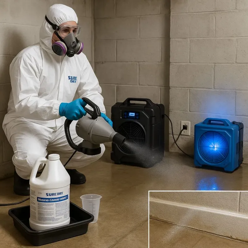 Sanitization and Odor Removal process in Linden, NJ